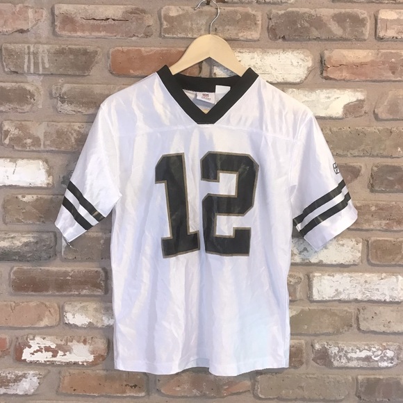 NFL TEAM APPAREL Youth SAINTS 12 Colston White Football Jersey XL 14/16 - Picture 1 of 5